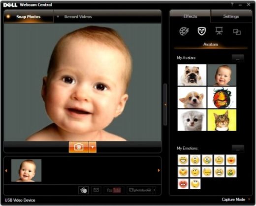 Dell Webcam Central captura de tela 2