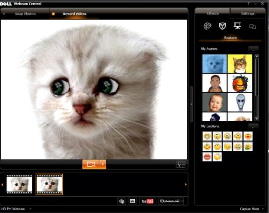 Dell Webcam Central captura de tela 3