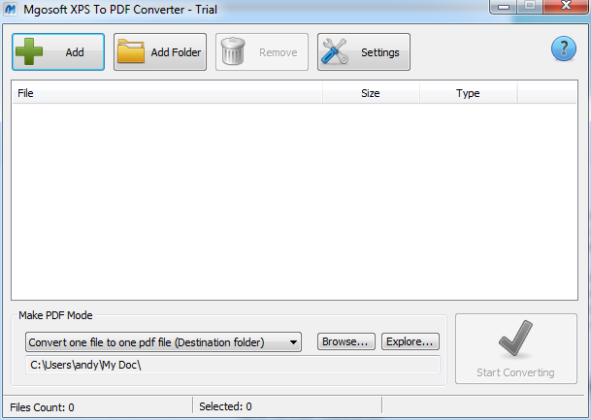 Mgosoft XPS to PS Converter captura de tela 2