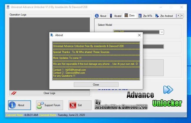 Universal Advance Unlocker captura de tela 2