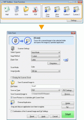 Canon MF Toolbox captura de tela 2