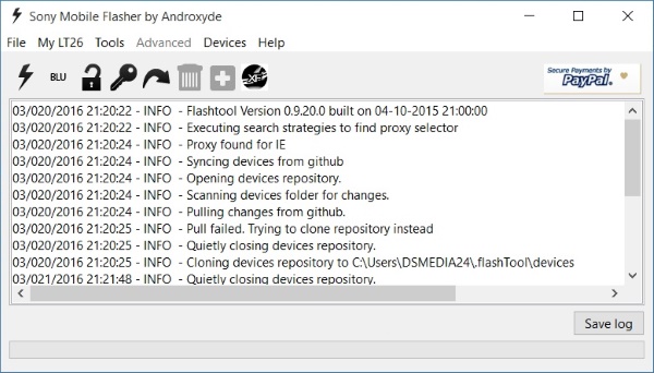 Sony Mobile Flasher para Windows Download