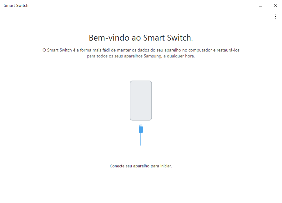Samsung Smart Switch para Windows captura de tela 01