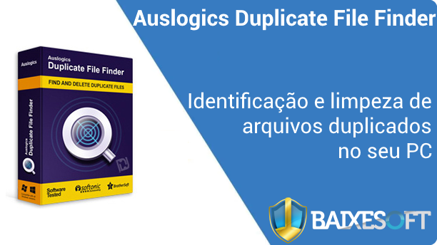Auslogics Duplicate File Finder banner baixesoft