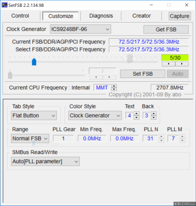 SetFSB captura de tela 3