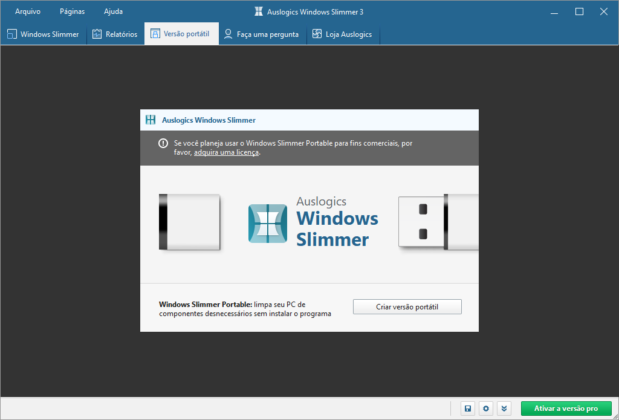 Auslogics Windows Slimmer captura de tela 6 baixesoft