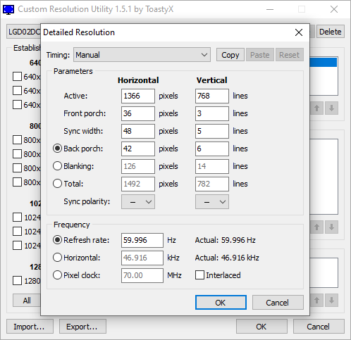 Custom Resolution Utility captura de tela 2