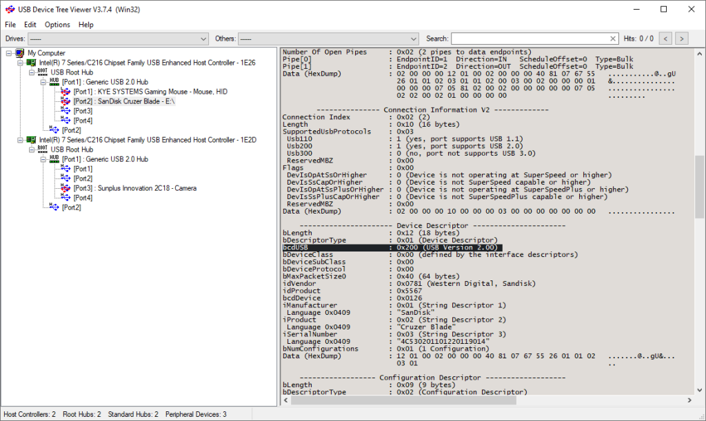 USB Device Tree Viewer para Windows Download Baixesoft