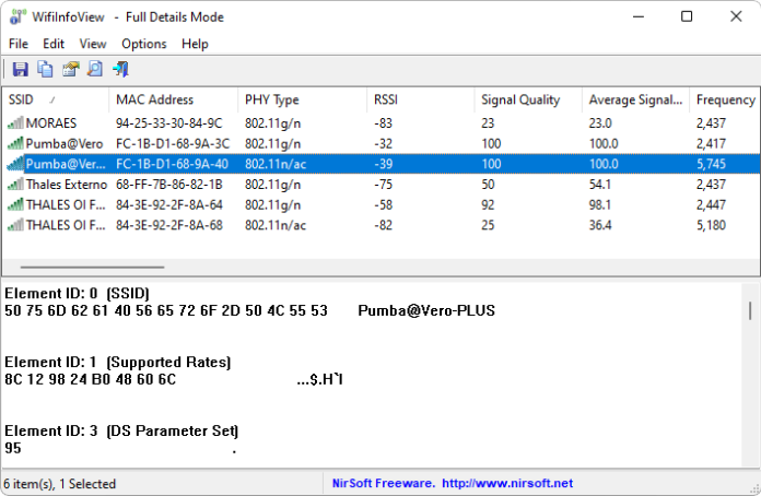 WifiInfoView para Windows Download - Baixesoft