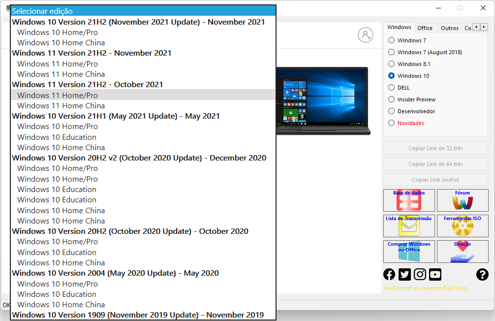 Windows e Office ISO Downloader captura de tela 5
