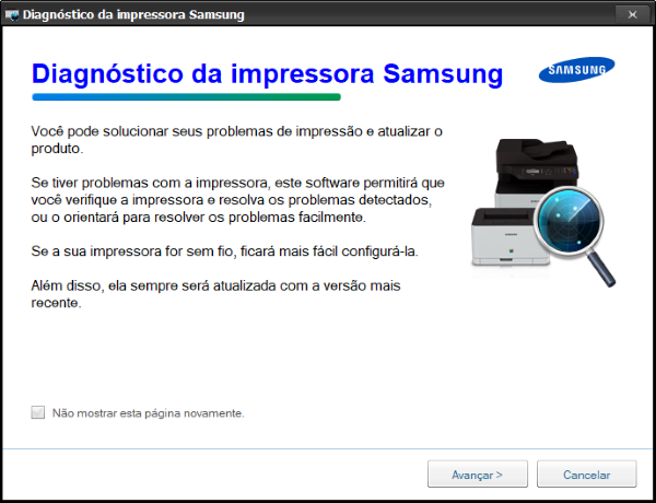 samsung printer diagnostics software