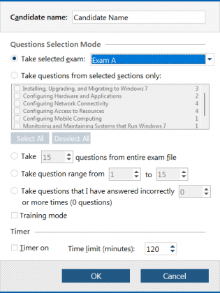 VCE Exam Simulator captura de tela 4 baixesoft