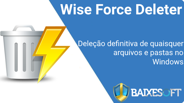 Wise Force Deleter banner baixesoft