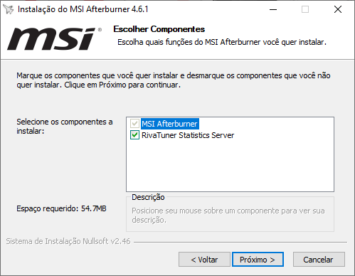 tutorial MSI Afterburner imagem 1