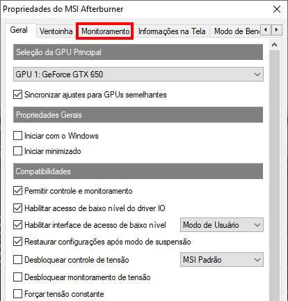 tutorial msi afterbruner baixesoft