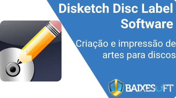 Disketch Disc Label Software banner baixesoft