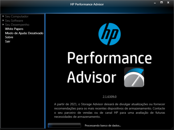 HP Performance Advisor captura de tela 1 baixesoft