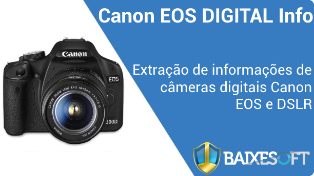 Canon EOS DIGITAL Info banner baixesoft