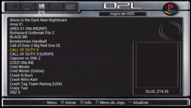 Open PS2 Loader captura de tela 1