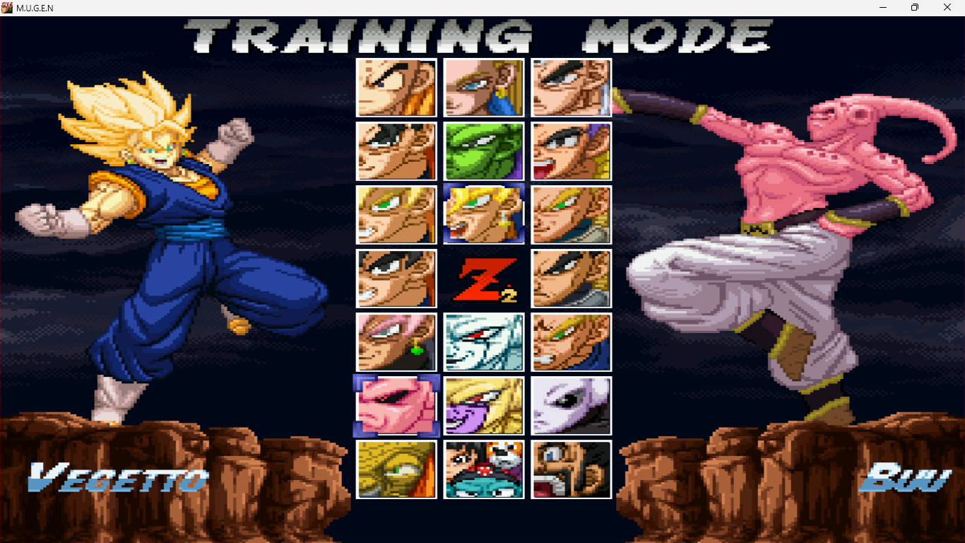 Plantel de personagens Hyper Dragon Ball Z