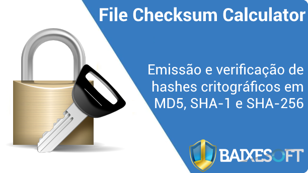 File Checksum Calculator BANNER BAIXESOFT