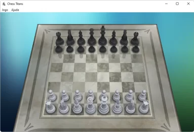 Captura de tela demonstrativa do Chess Titans.