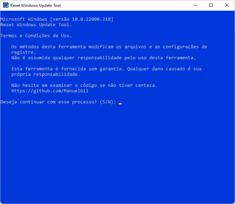 Reset Windows Update captura de tela 2 baixesoft