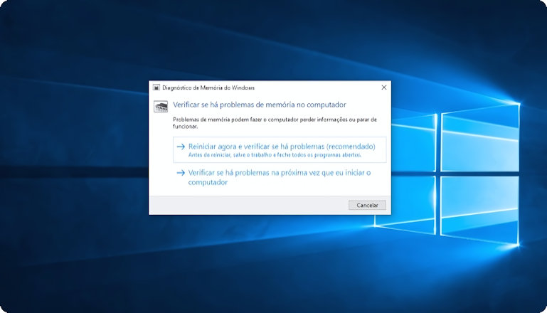 Diagnostico de memoria Windows 10