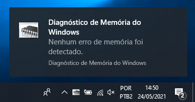 Diagnóstico de memória do Windows