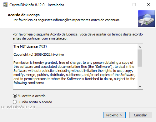 Instalador CrystalDiskInfo