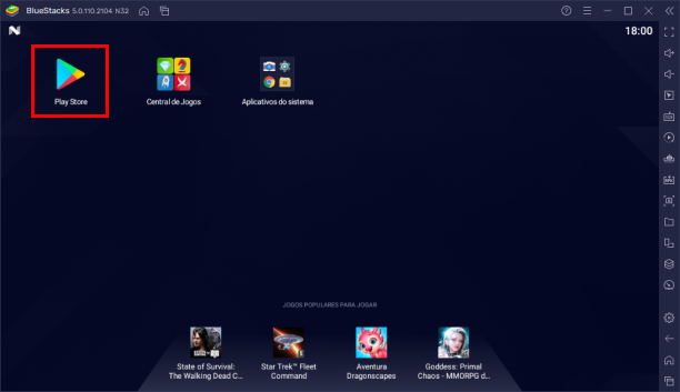 BlueStacks App Player captura de tela tutorial