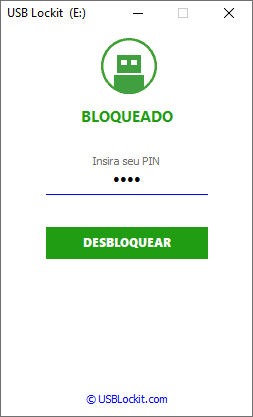 USB Lockit desbloqueando