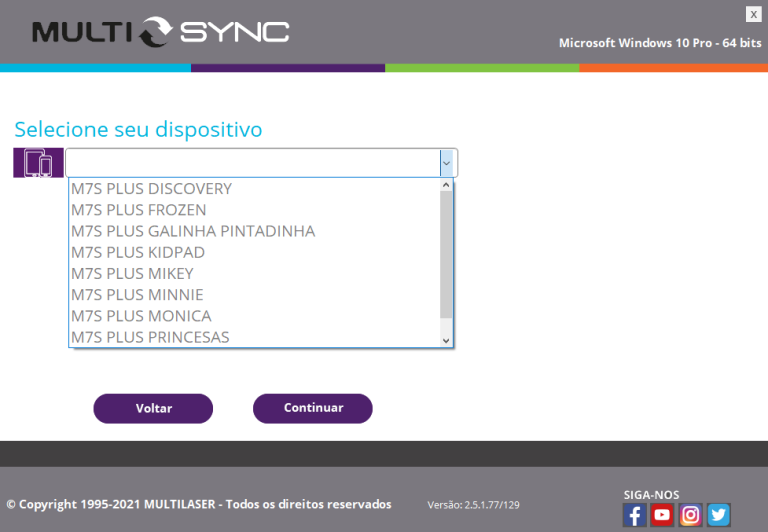 MultiSync para Windows Download
