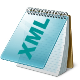 ícone do Bloco de Notas XML