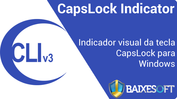 CapsLock Indicator banner baixesoft