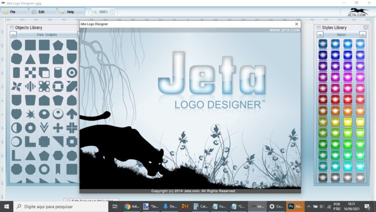 Jeta Logo Designer captura de tela 3 baixesoft
