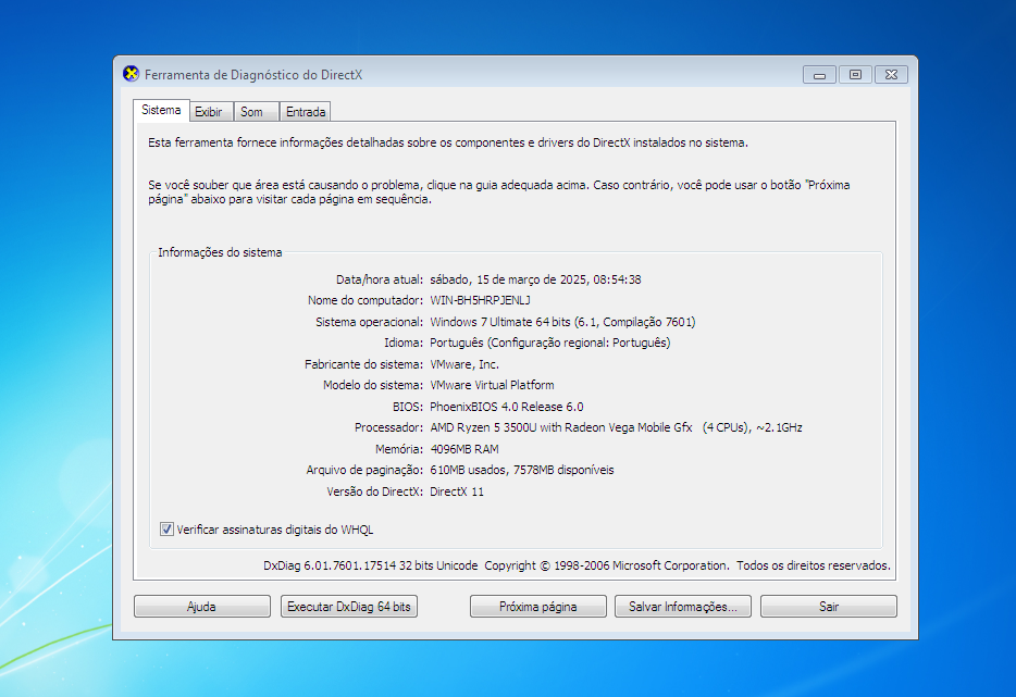 DX11 no Windows 7 Simplix Update Pack