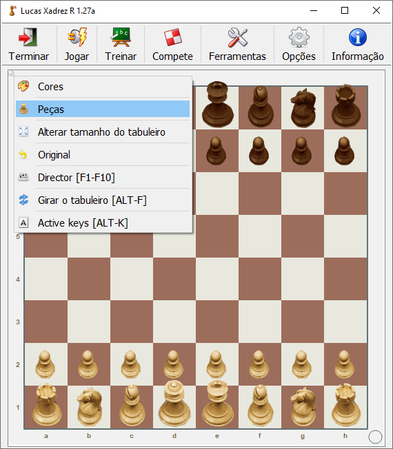 Lucaschess: software para base de dados, jogar e treinar xadrez