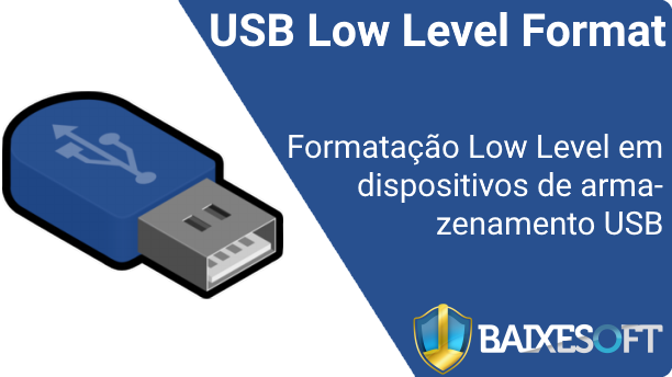 USB Low Level Format banner baixesoft