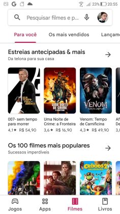 Google Play Store captura de tela 2