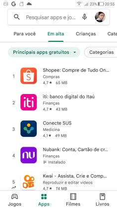 Google Play Store captura de tela 6