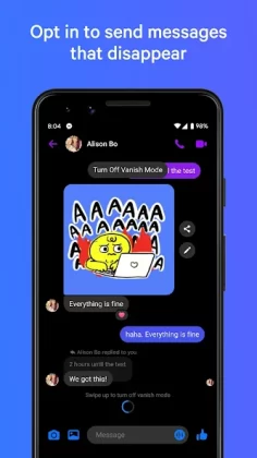 Facebook Messenger captura de tela 2