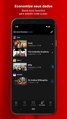 Netflix APK captura de tela 3