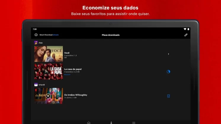 Netflix APK captura de tela 9