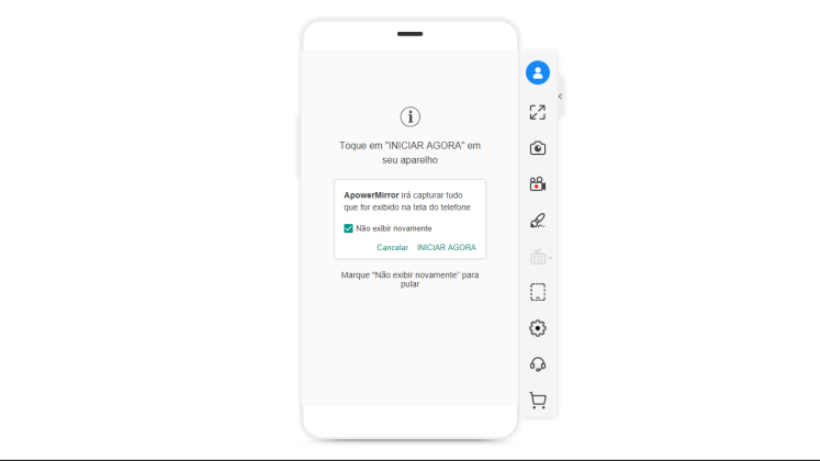 ApowerMirror captura de tela 2 baixesoft