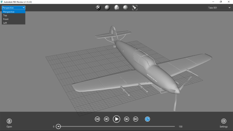 Autodesk FBX Review captura de tela 3 baixesoft