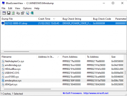 BlueScreenView para Windows Download - Baixesoft