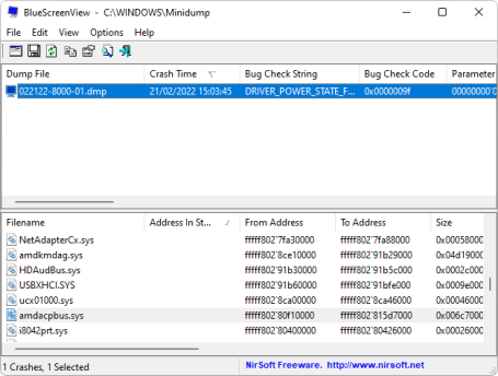 BlueScreenView para Windows Download - Baixesoft
