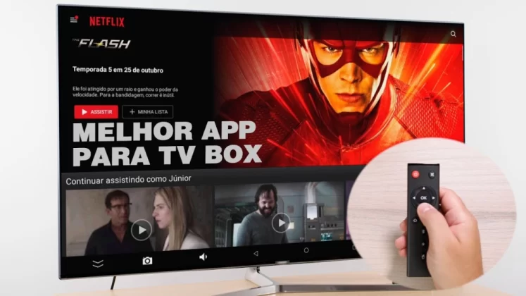 Netflix APK para Android TV captura de tela 5 baixesoft