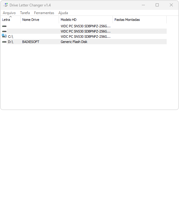 Drive Letter Changer demo